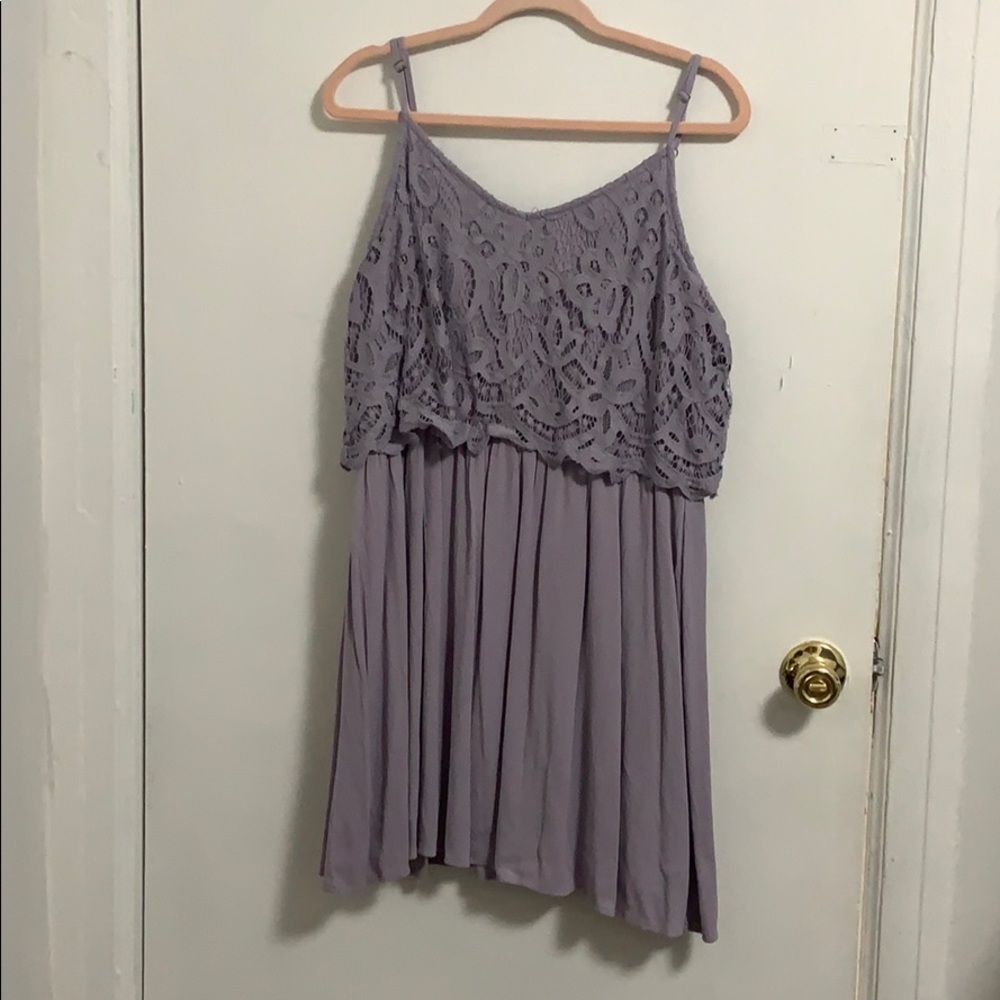 Lavender short dress